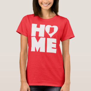 Indiana Home Heart State Tees T-shirt