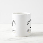 Indiana Home Sweet Home Famille Monogramme Mug (Centre)