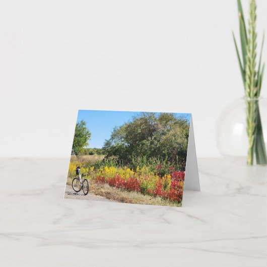 Indiana in de Herfst Kaart (Voorkant)