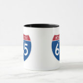 Indiana in I-65 Interstate Highway Shield - Mok (Midden)