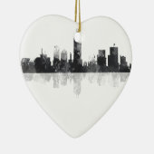 INDIANA, INDIANAPOLIS SKYLINE KERAMISCH ORNAMENT (Rechts)