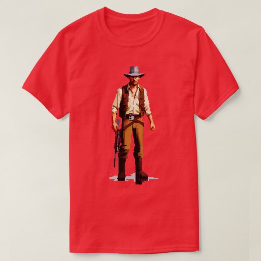 Indiana Jones Pixel Art TShirt (Design devant)