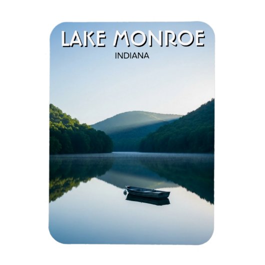 Indiana Lake Monroe Travel Magneet (Verticaal)