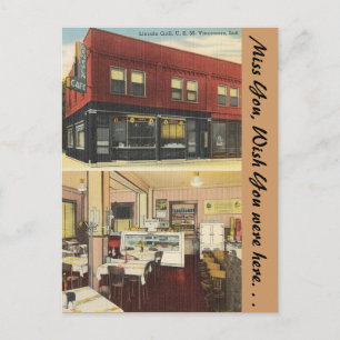 Indiana, Lincoln Grill, Vincennes Briefkaart