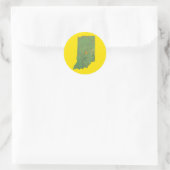 Indiana Map Sticker (Tas)