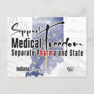 Indiana Medical Freedom 2e editie Briefkaart