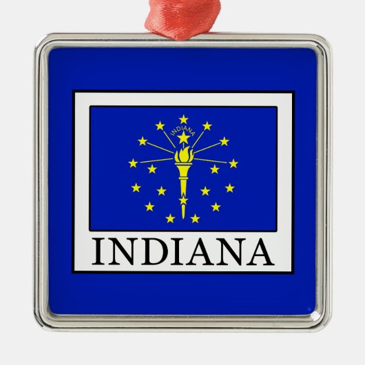 Indiana Metalen Ornament (Voorkant)