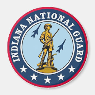 Indiana Nationale Garde Magneet