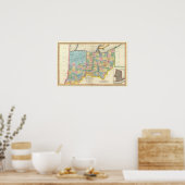 Indiana, Ohio Poster (Keuken)