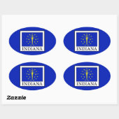 Indiana Ovale Sticker (Vel)