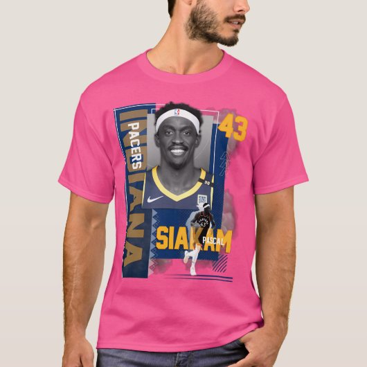 Indiana Pacers Pascal Siakam 43 T-shirt (Voorkant)