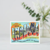 Indiana, Pennsylvania  Big Letters Briefkaart (Staand voorkant)