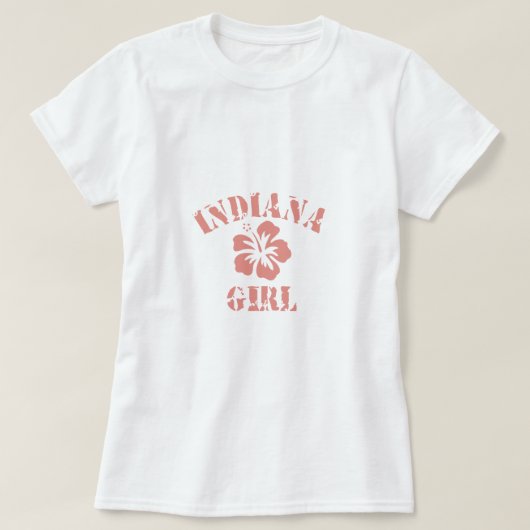 Indiana Pink Girl T-shirt (Design voorkant)