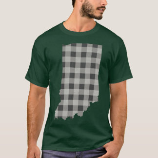 Indiana Plaid in Grijs T-shirt