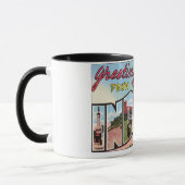 Indiana -  postacard-ontwerp mok (Links)