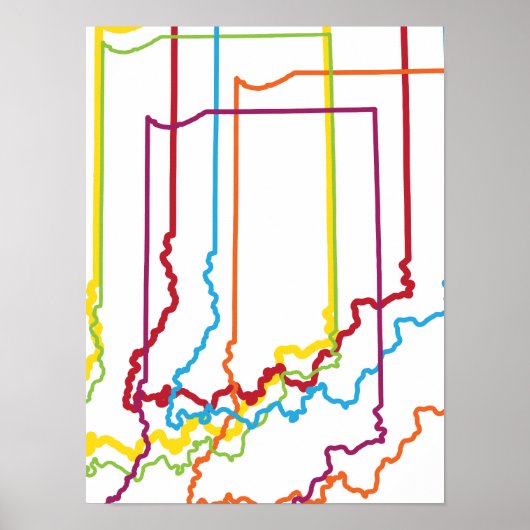 indiana pride blur poster (Voorkant)