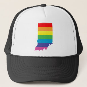 Indiana Pride. Gestreept. Trucker Pet