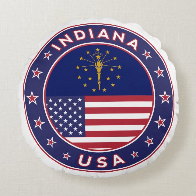 Indiana Rond Kussen (Voorkant)