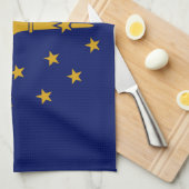 Indiana Staatsvlag Theedoek (Quarter Fold)