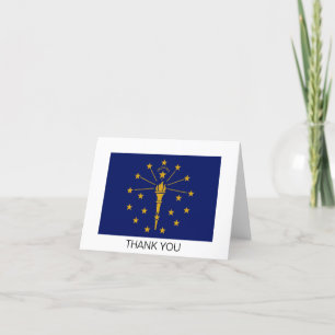 Indiana State Flag Bedankkaart