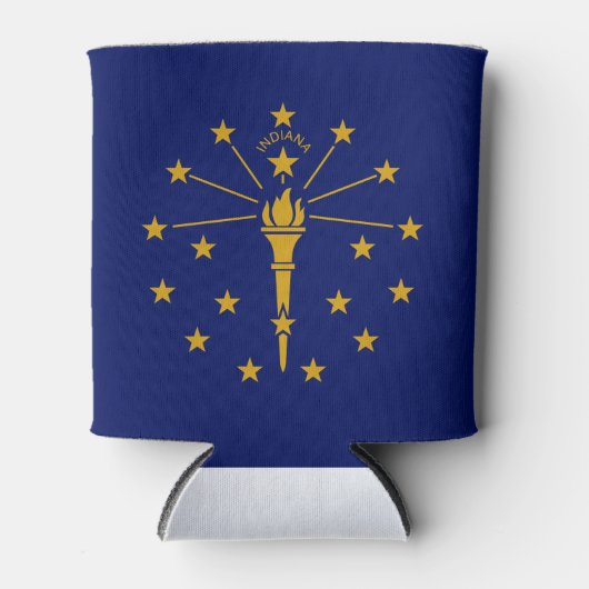 Indiana State Flag Blikjeskoeler (Voorkant)
