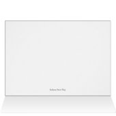Indiana State Flag Bougie d'anniversaire en or (Intérieur Horizontal (Haut))