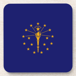 Indiana State Flag Design Drankjes Onderzetter