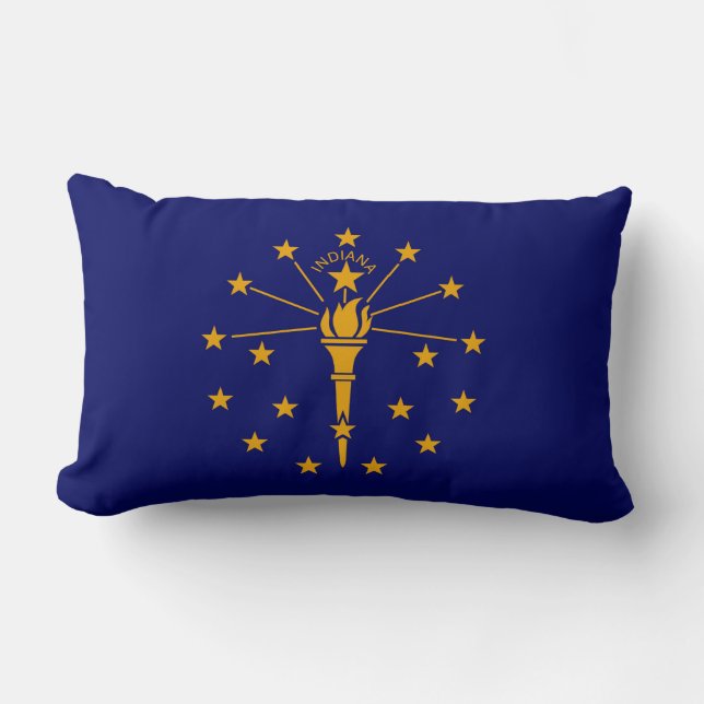 Indiana State Flag Design Kussen (Voorkant)