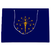 Indiana State Flag Design Large Cadeauzakje (Voorkant)
