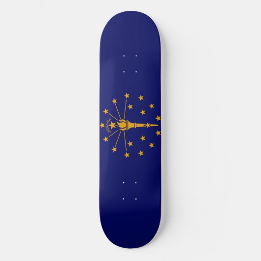 Indiana State Flag Design Skateboard (Voorkant)
