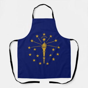 Indiana State Flag Schort
