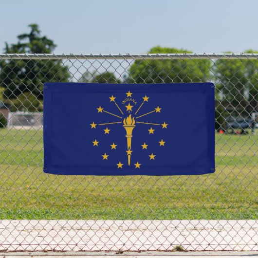 Indiana State Flag Spandoek (Insitu)