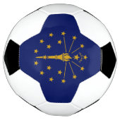 Indiana State Flag Voetbal (Gedraaid)