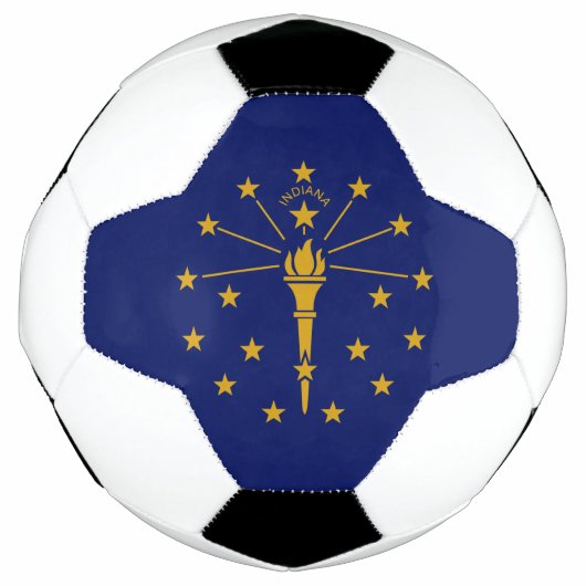 Indiana State Flag Voetbal (Voorkant)