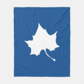 Indiana State Leaf Fleece Deken (Voorkant)