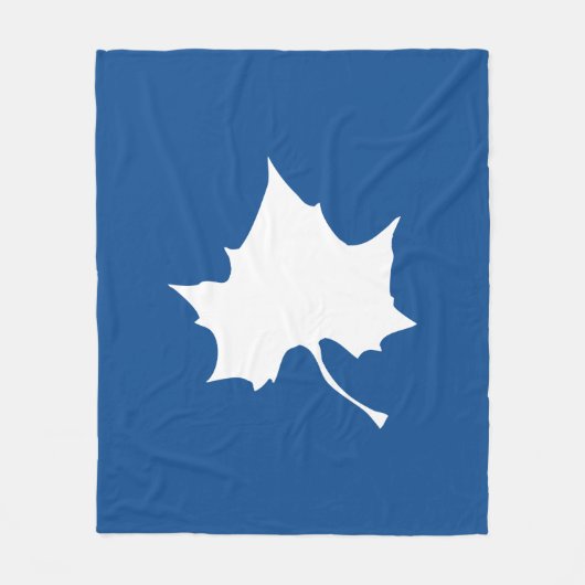 Indiana State Leaf Fleece Deken (Voorkant)