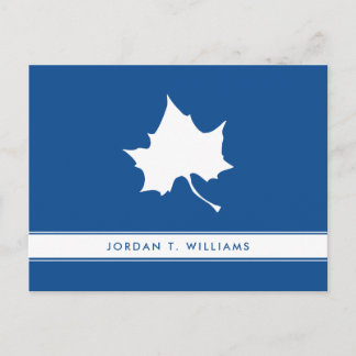 Indiana State Leaf Uitnodiging Briefkaart