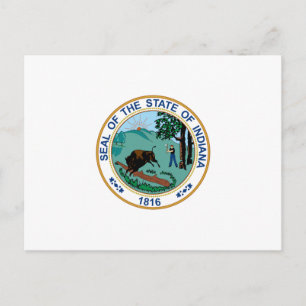Indiana State Seal Briefkaart