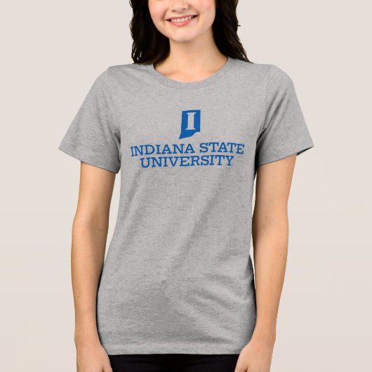 Indiana State University Tri-Blend Shirt (Voorkant)