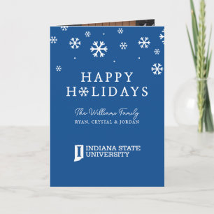 Indiana State University-vakantie Feestdagen Kaart