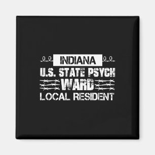 Indiana U.S. Inmate Psych Ward County State Jail H Magneet