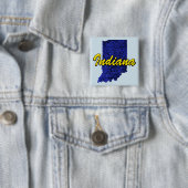 Indiana Vierkante Button 5,1 Cm (In situ)