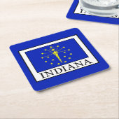 Indiana Vierkante Kartonnen Onderzetter (Schuin)