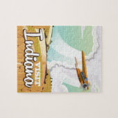 Indiana vintage-poster legpuzzel (Horizontaal)
