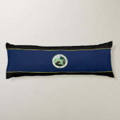 Indiana vlag lichaamskussen (Achterkant)