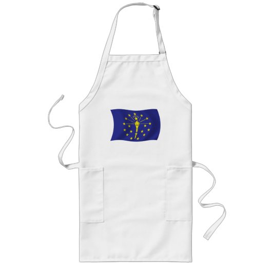 Indiana Vlag Schort (Voorkant)