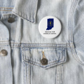 INDIANA voor Kamala Harris 2024 Button (In situ)
