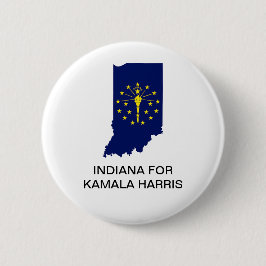 INDIANA voor Kamala Harris 2024 Button