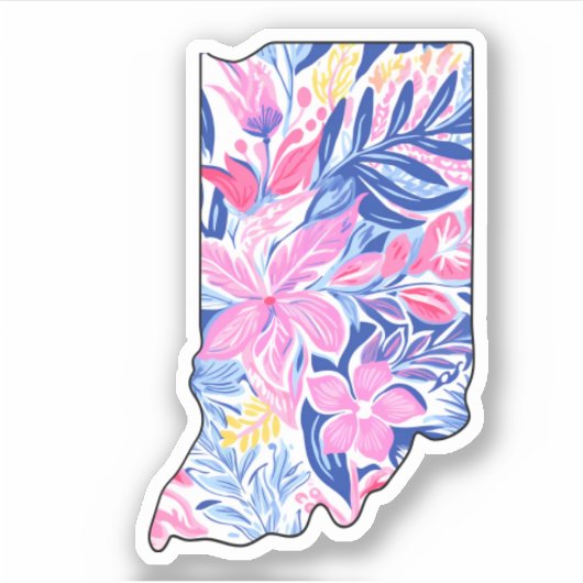 Indiana - Zomerse Sticker - Lilly Inspired (Voorkant)