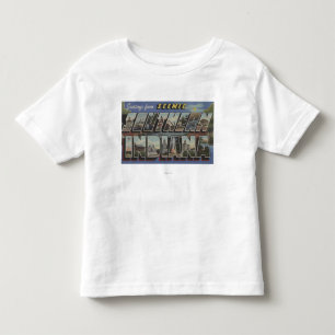 Indiana (Zuid) - Grote Letter-scènes Kinder Shirts